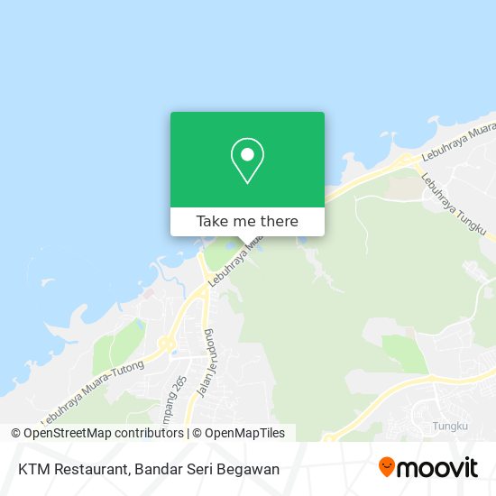 KTM Restaurant map