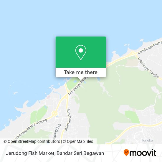Jerudong Fish Market map