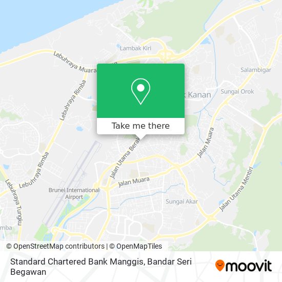 Standard Chartered Bank Manggis map