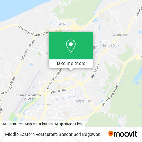 Middle Eastern Restaurant map