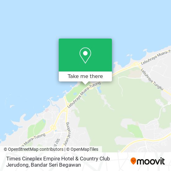 Times Cineplex Empire Hotel & Country Club Jerudong map
