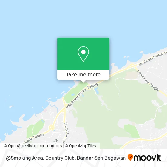 @Smoking Area. Country Club map