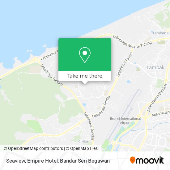 Seaview, Empire Hotel map