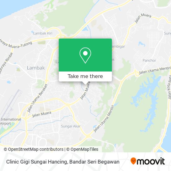 Clinic Gigi Sungai Hancing map