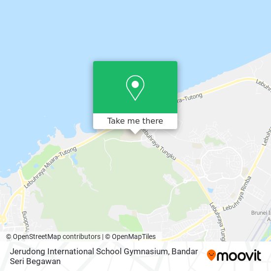 Jerudong International School Gymnasium map