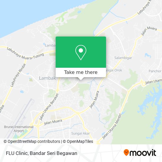 FLU Clinic map