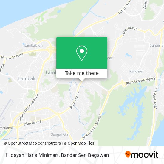 Peta Hidayah Haris Minimart