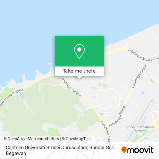 Canteen Universiti Brunei Darussalam map