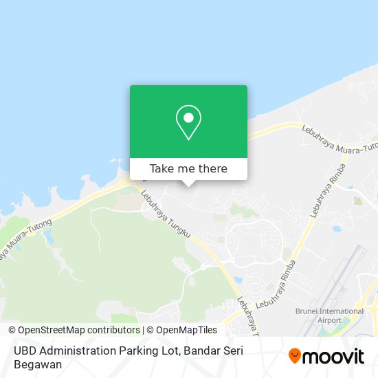 UBD Administration Parking Lot map