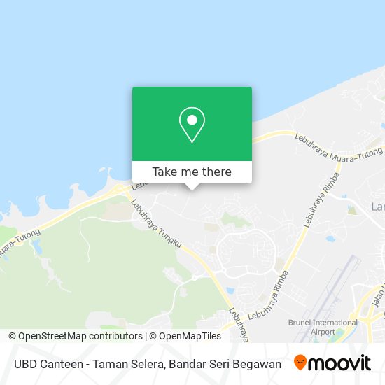Peta UBD Canteen - Taman Selera