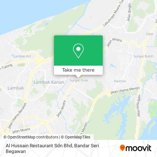 Al Hussain Restaurant Sdn Bhd map