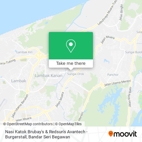 Nasi Katok Brubay's & Redsun's Avantech - Burgerstall map