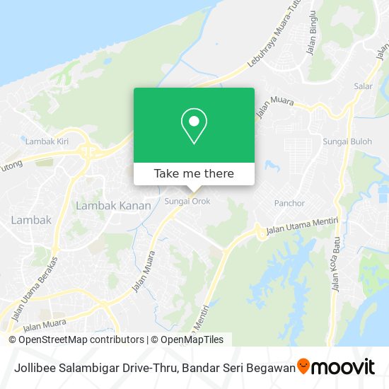 Jollibee Salambigar Drive-Thru map