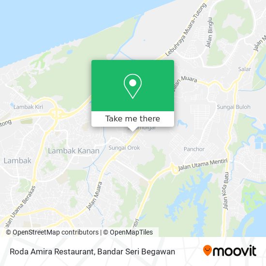 Roda Amira Restaurant map