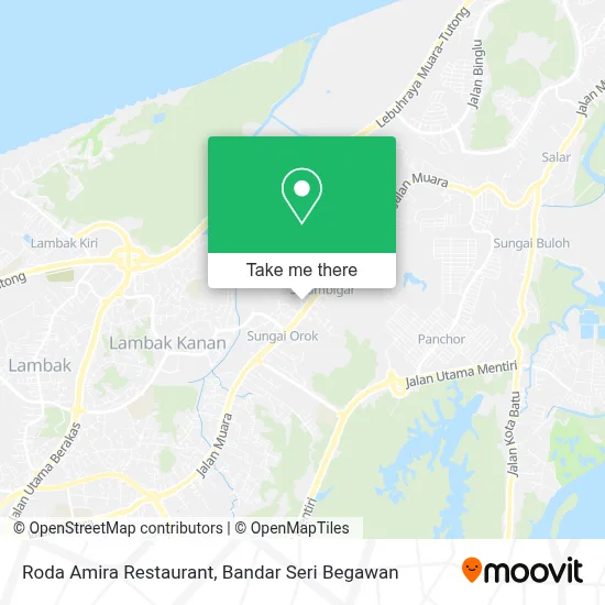 Roda Amira Restaurant map