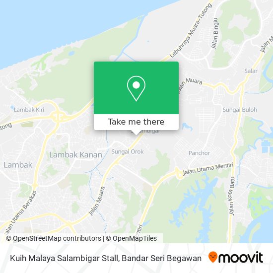 Peta Kuih Malaya Salambigar Stall