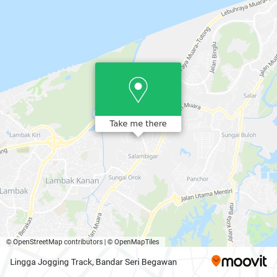 Lingga Jogging Track map