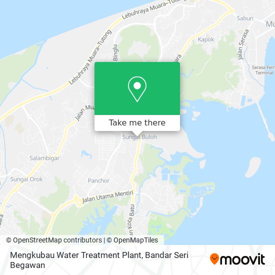 Mengkubau Water Treatment Plant map
