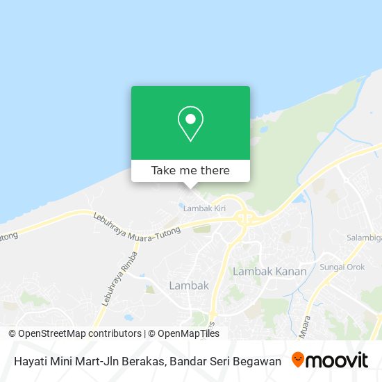 Peta Hayati Mini Mart-Jln Berakas
