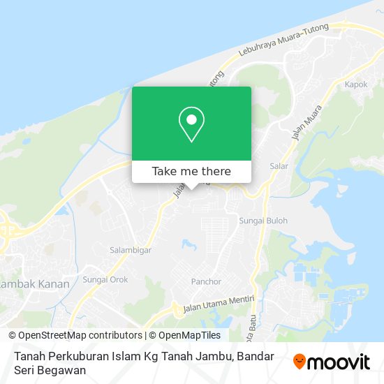 Peta Tanah Perkuburan Islam Kg Tanah Jambu