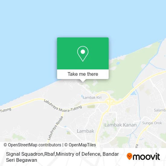 Signal Squadron,Rbaf,Ministry of Defence map