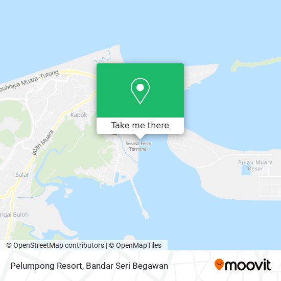 Pelumpong Resort map