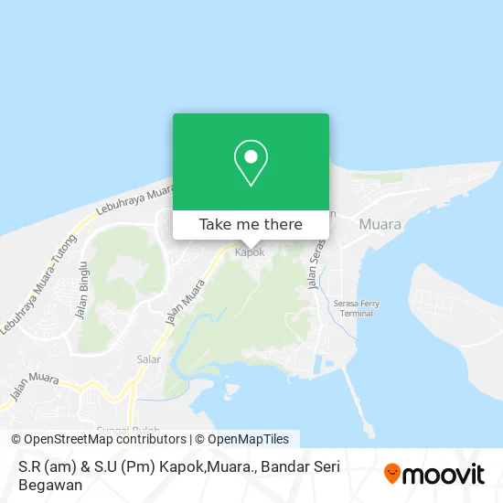 S.R (am) & S.U (Pm) Kapok,Muara. map