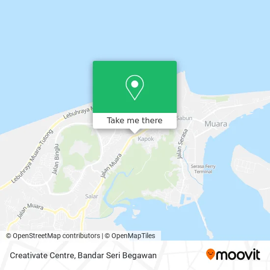 Creativate Centre map