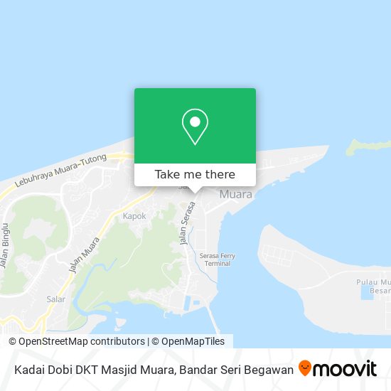 Kadai Dobi DKT Masjid Muara map