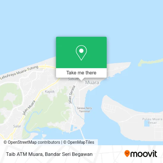 Taib ATM Muara map