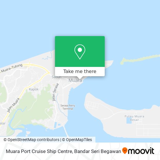 Peta Muara Port Cruise Ship Centre