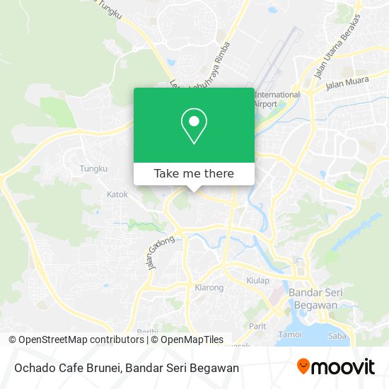 Peta Ochado Cafe Brunei