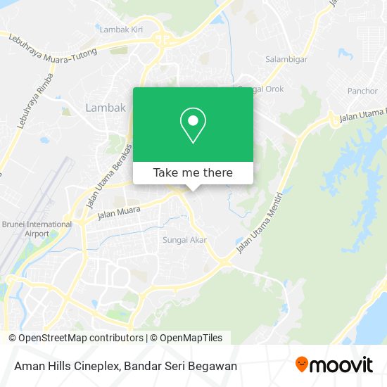 Peta Aman Hills Cineplex