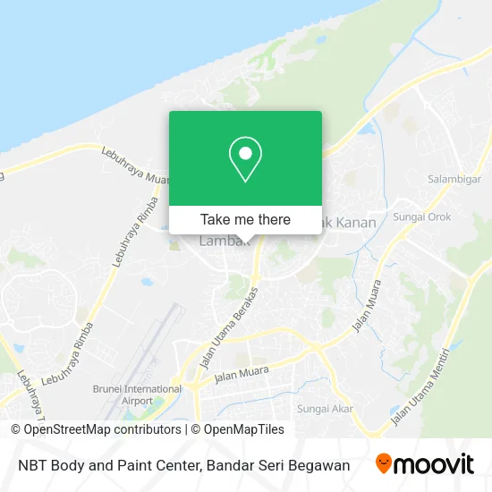 NBT Body and Paint Center map