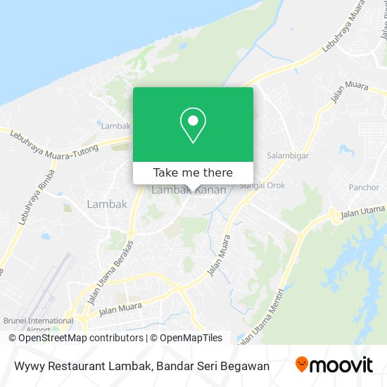 Wywy Restaurant Lambak map