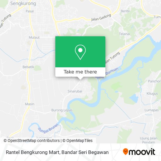 Rantel Bengkurong Mart map