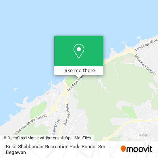 Bukit Shahbandar Recreation Park map