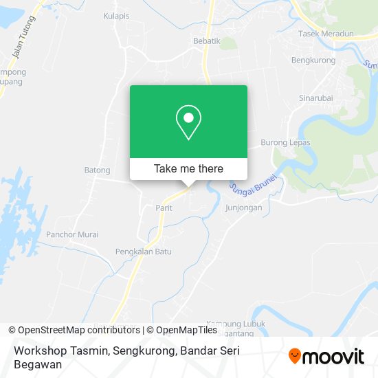Workshop Tasmin, Sengkurong map