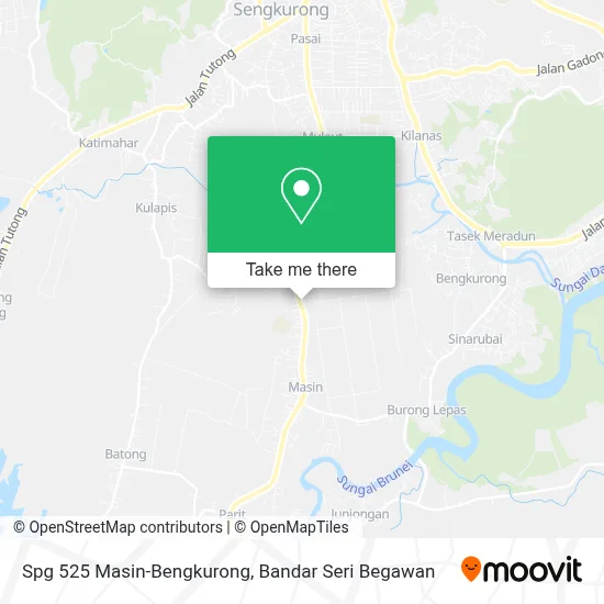 Spg 525 Masin-Bengkurong map