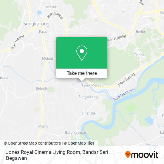 Jones Royal Cinema Living Room map