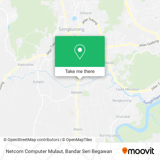 Netcom Computer Mulaut map
