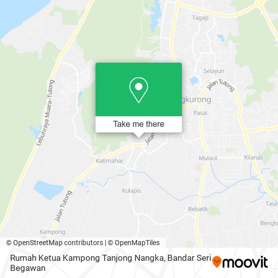 Peta Rumah Ketua Kampong Tanjong Nangka