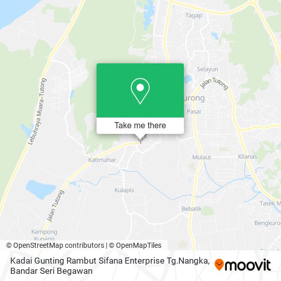 Kadai Gunting Rambut Sifana Enterprise Tg.Nangka map