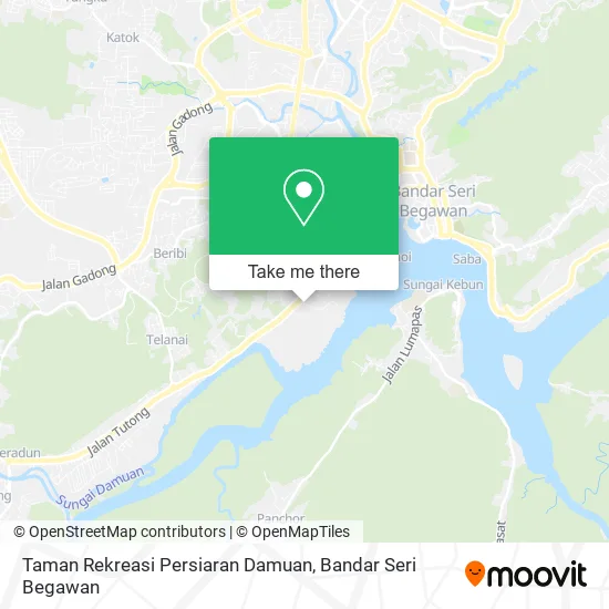 Taman Rekreasi Persiaran Damuan map