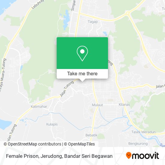 Female Prison, Jerudong map