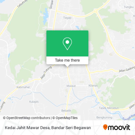 Peta Kedai Jahit Mawar Desa