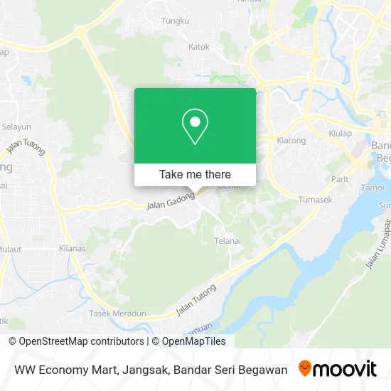 WW Economy Mart, Jangsak map