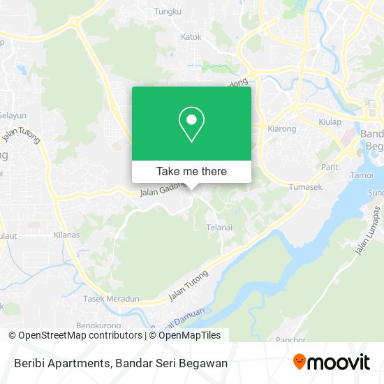 Beribi Apartments map