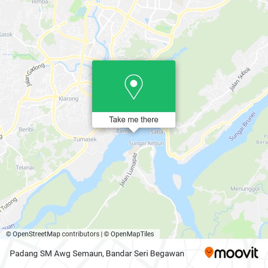 Peta Padang SM Awg Semaun