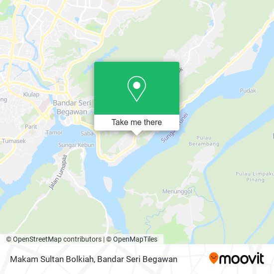 Makam Sultan Bolkiah map